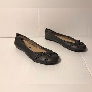 Harborsides memory foam comfort shoes flats gray women size 11 W